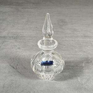 Vintage Marquis Waterford Crystal Glass Perfume Bottle 6 Inches Stamped FreeShip